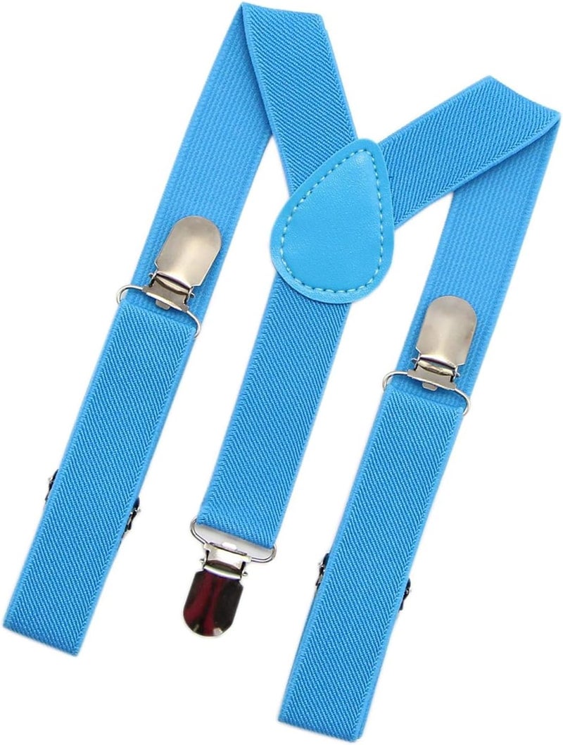NumRealm Store Child Kids Suspenders Adjustable Y-Shape Elastic Braces with Non-Slip Silicone Pads Suitable for Boys Girls Toddler - Image 1